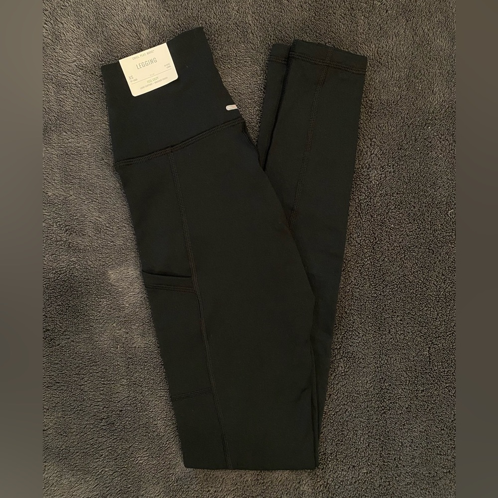 Black Aerie Pocketed Leggings